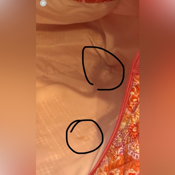 Vera Bradley Pink and Orange Paisley Diaper Bag and matching wristlet, EUC - Picture 8 of 8